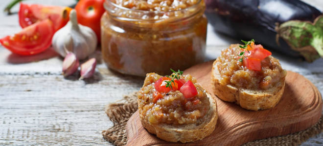 Домашняя икра из баклажанов пошаговый рецепт с фото